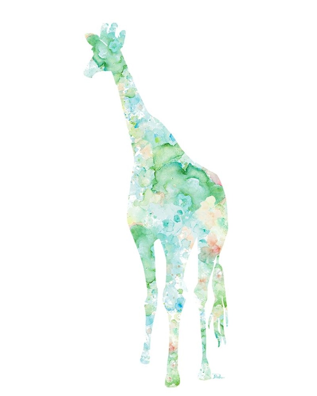 Flowers in Giraffe Poster Print by Patricia Pinto - Item # VARPDX12521B